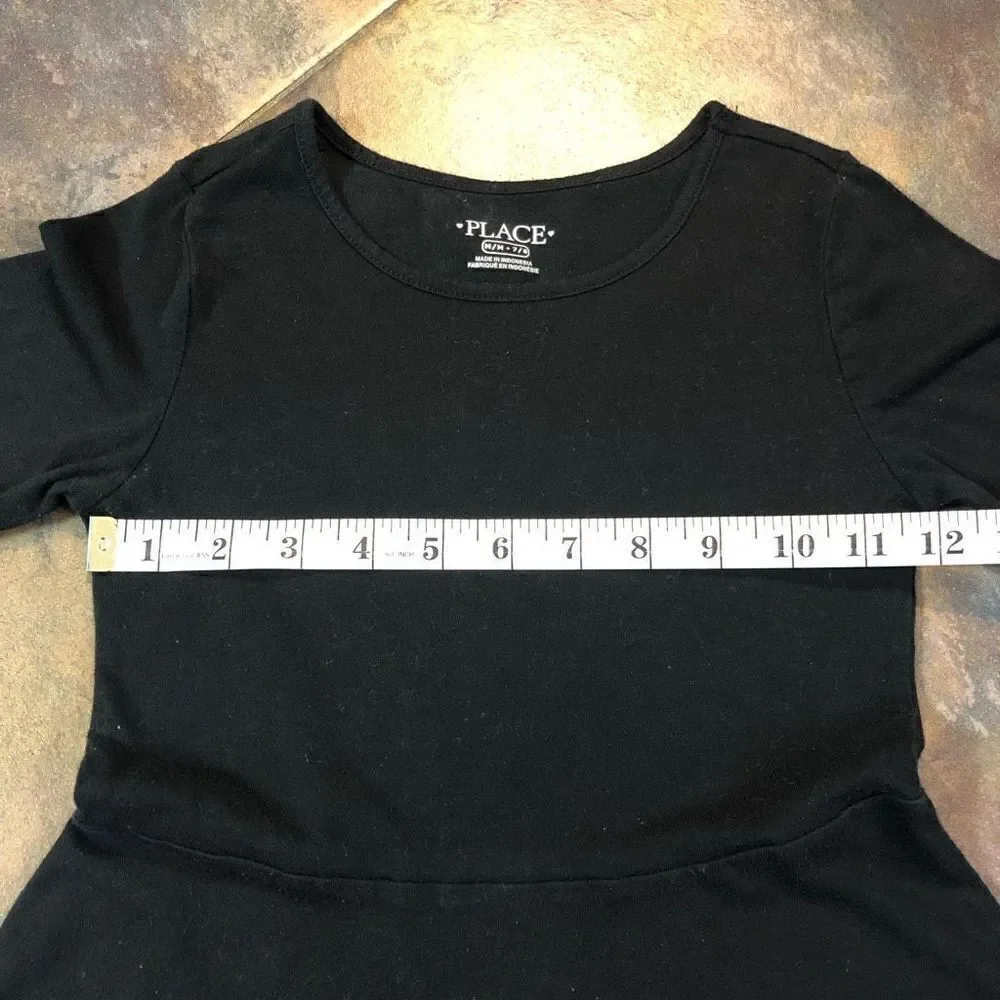 The Children’s Place Long Sleeve Girl’s Skater Dress Size Medium (7/8) - Picture 2 of 9